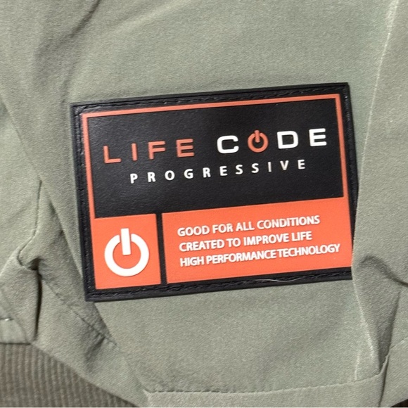 Life Code Progressive Olive Hoodie Jacket Size L - Picture 7 of 8